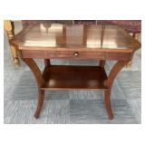 Wright Table Company Custom Walnut End Table