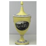 Italian Porcelain Lidded Compote