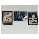 LOT OF 3 HOF BABE RUTH INSERT CARDS