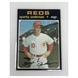 HIGH GRADE VINTAGE 1971 TOPPS HOF SPARKY ANDERSON