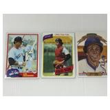 EARLY 80S HOF CARDS YAZ/FISK/CAREW