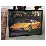 Framed Ferrari Poster