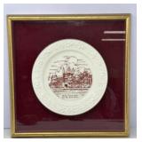 Winthrop University Training School Framed Plate