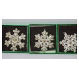 Gorham Sterling Snowflake Trio C