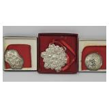 Towle Sterling Trio of Ornaments