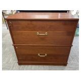 Levenger Wood File Cabinet with Locks