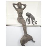 Cast Iron Mermaid and Octopus