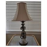 Metal Scrolled Table Lamp A