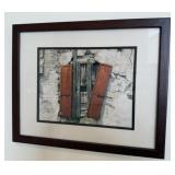 Framed Photograph of Window