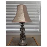 Metal Scrolled Table Lamp B