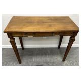 Wood Writing Desk with Drawer