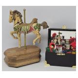 Carousel and Toybox Music Boxes