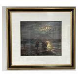 Man Coming Ashore By the Moon