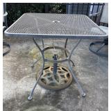 Patio Umbrella Table and Stand