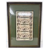 Citizens Bank Louisiana Framed Bills