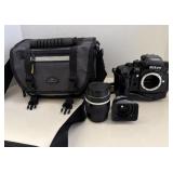 Nikon F4 Camera and Lens