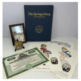 Springs Industries Memorabilia and Book