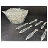 Eighty Chandelier Crystals