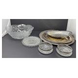 Silverplate and Glass Assortment