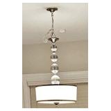 Crystal Ball Hanging Light Fixture