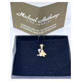 Michael Anthony 14k Gold Angel Charm