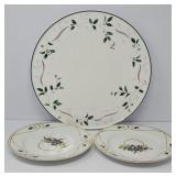 Mikasa Platter and Pair of Veranda Plates
