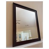 Rectangular Wooden Mirror