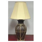 Clay Pottery Table Lamp