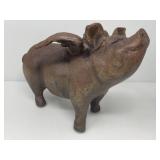 Cast Iron Flying Pig