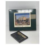 Montecristo Cigar Box and Pen/ Desk Set