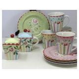Mary Engelbrite Cherry Blossom Luncheon Set