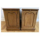 Lane Furniture End Tables with Pull Out Shelf