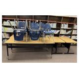 Elementary Computer Desk with Chairs