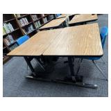 Two  Student Computer Desk & Chairs Lot 1 Stewart