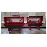 Three Cambro Cold Food Service Carts