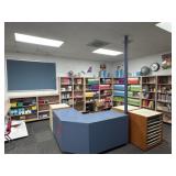 Library Desk and Library Material