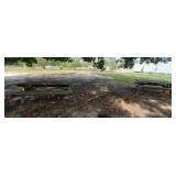 Two Standard Wood Picnic Tables Stewart