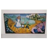 Original Painting on Wood East