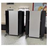 Folding Rollaway Cafe Tables at Stewart