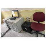 Filing Cabinets, Office Chair, and More