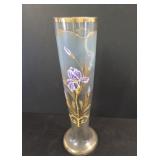 Art Nouveau Vase with Gold Finish