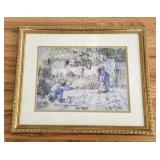 Van Gogh, Vincent First Steps, After Millet Print