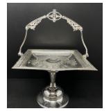 Rogers Smith & Co Silver Plate Brides Basket