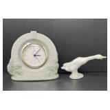 LLADRO Clock and Goose