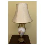 Antique French Porcelain Lamp