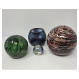 Murano Glass Votive and Glass Balls