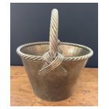 Vintage Brass Bucket
