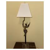 Winged Siren Figure Table Lamp