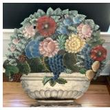 Vintage Toleware Fire Screen