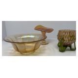 Imperial Marigold Carnival Glass Bowl and More